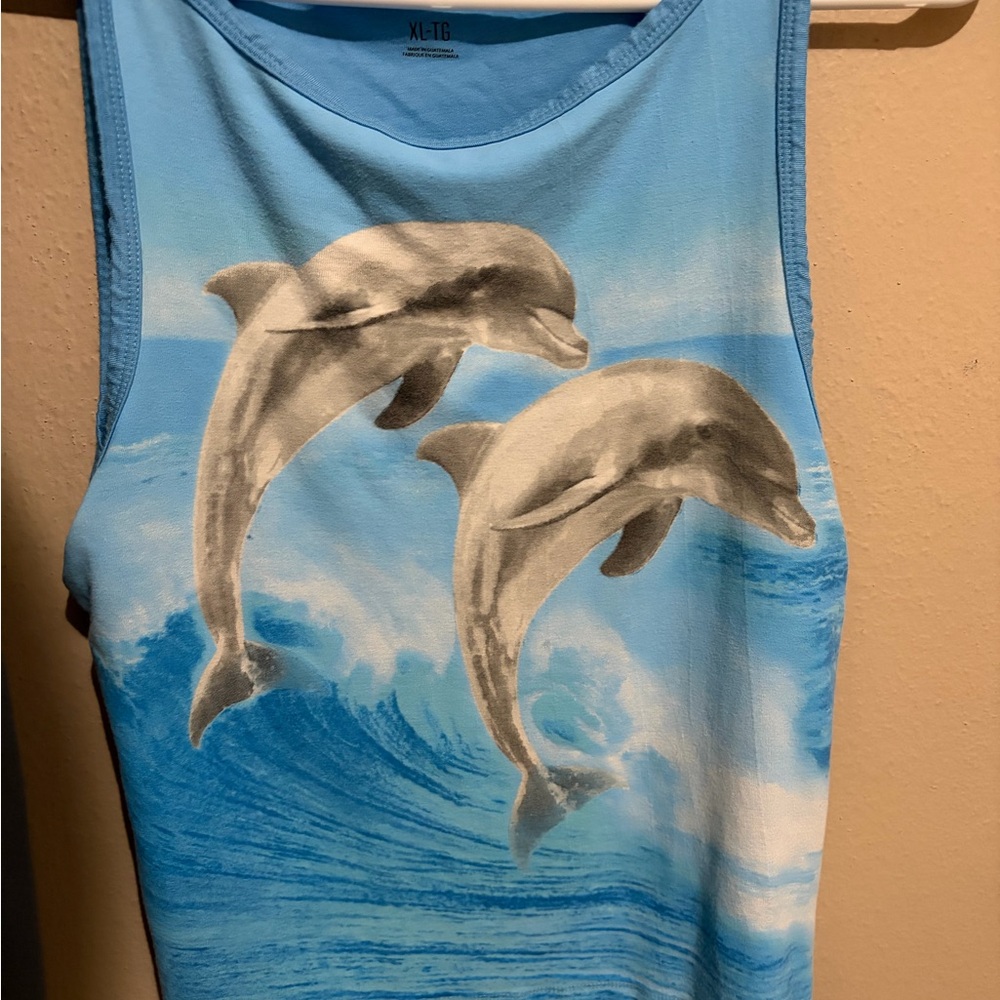 Urban Outfitters mermaid dolphin tank top